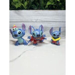 Disney Lilo & Stitch Figure Alien Blue Red Space Experiment Jumpsuit 4 Arms Doll